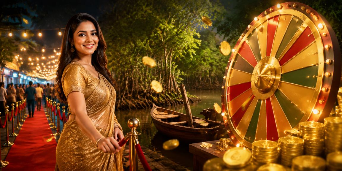 সুন্দরবনের রাতের বাজারে dhaka bet লাকি ড্র ও হাই রোলার গেমিংয়ের উৎসবমুখর পরিবেশ
